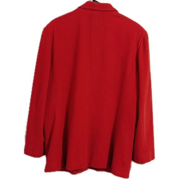 VintageSummit Hill Petite wool cashmere, blend, blazer, and plaid wrap skirt set - Picture 5 of 14